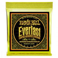 Folk (6) 2556 Everlast Coated Medium Light 12-54 - jeu de 6 cordes