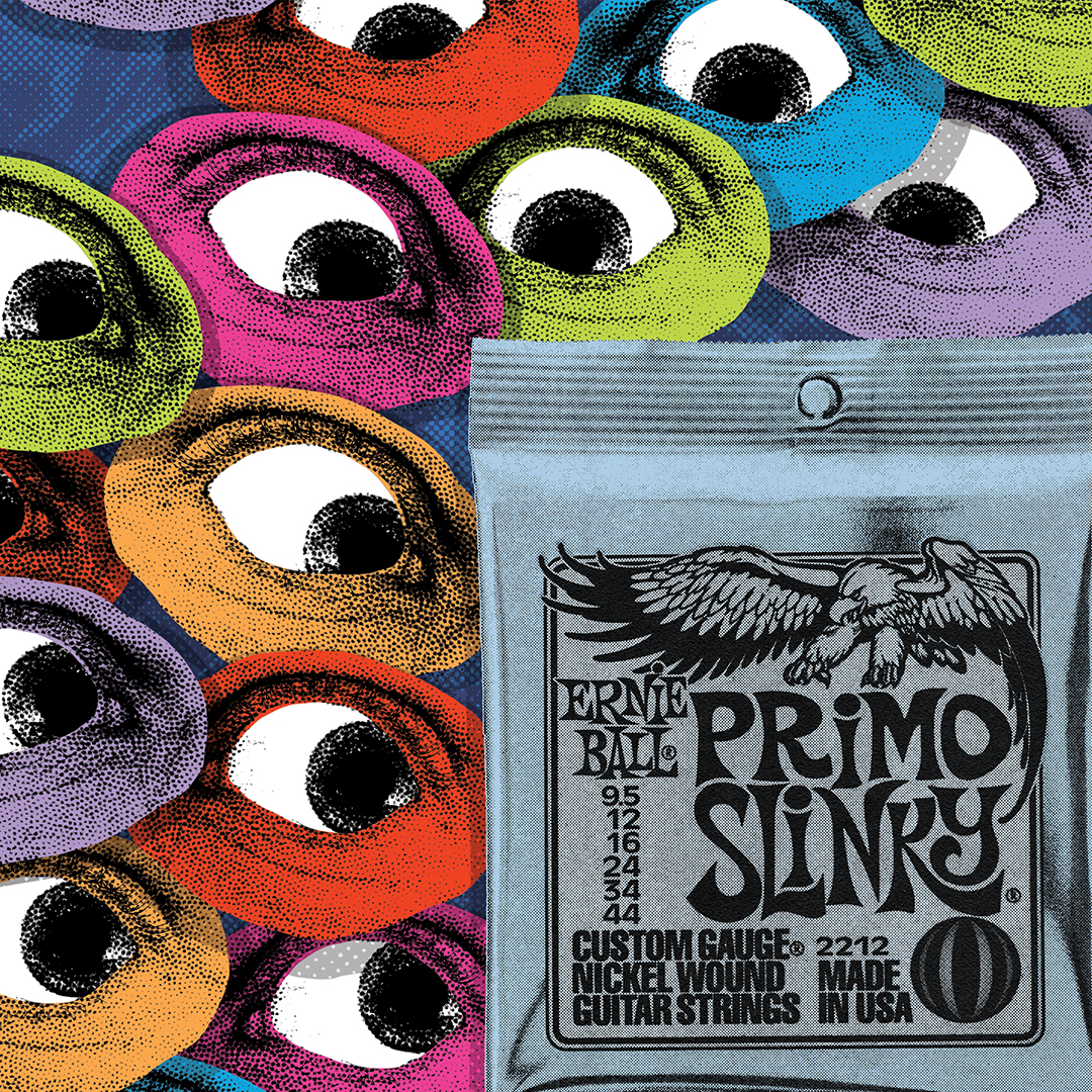 Ernie Ball Electric (6) 2212 Primo Slinky 9,5-44 - Cordes Guitare Électrique - Variation 2