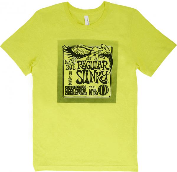 T-shirt Ernie ball Regular Slinky - Neon Yellow - M