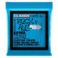 Electric (6) 2255 Classic Rock N Roll Extra Slinky 8-38 - jeu de 6 cordes