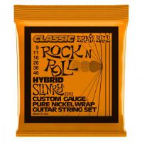Electric (6) 2252 Classic Rock N Roll Hybrid Slinky 9-46 - jeu de 6 cordes