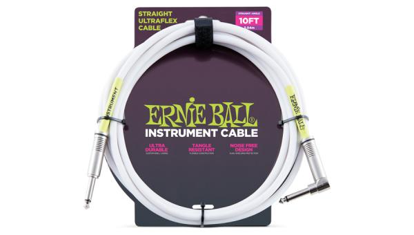 Câble Ernie ball Ultraflex - 3m - White