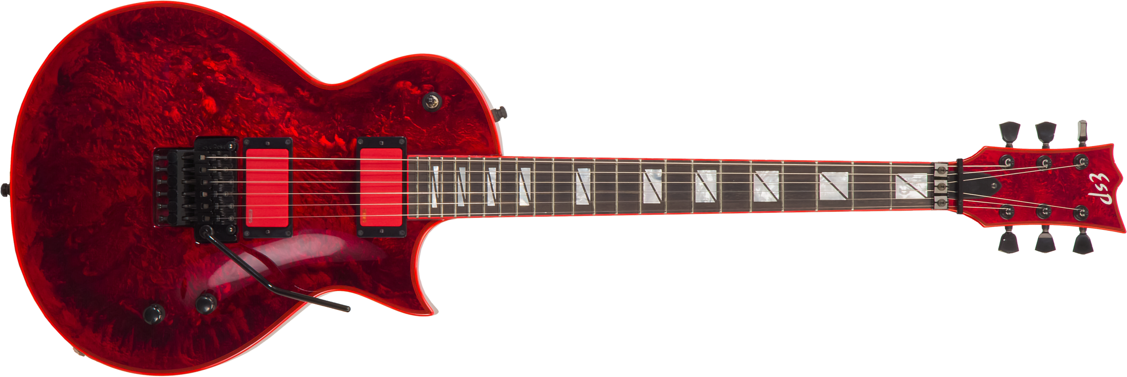 Esp Custom Shop Gary Holt Ec Jap Signature 2h Emg Fr Eb #e935022 - Liquid Metal Lava - Guitare Électrique Single Cut - Main picture