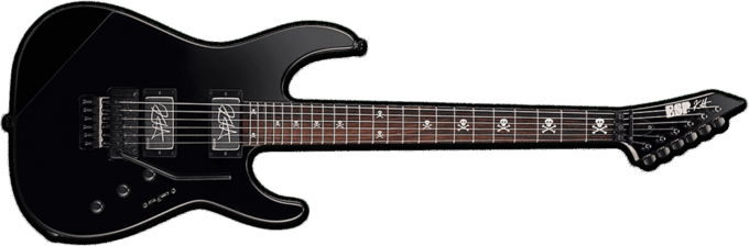 Esp Custom Shop Kirk Hammett KH-2 Neck Thru Body (Japan) - Black