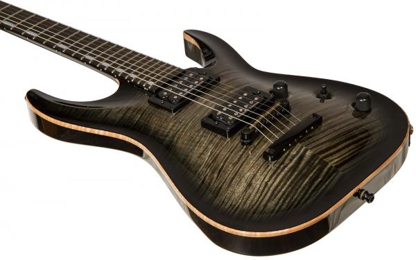 Guitare électrique solid body Esp Custom Shop Horizon NT CTM Original Japan #E2760182 - see thru black