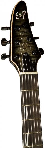 Guitare électrique solid body Esp Custom Shop Horizon NT CTM Original Japan #E2760182 - see thru black
