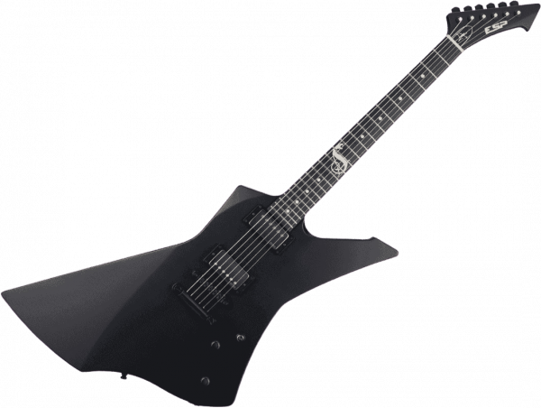 Guitare électrique solid body Esp Custom Shop James Hetfield Snakebyte (Japan) - Black satin