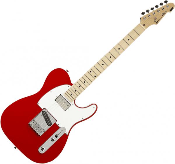 Guitare électrique solid body Esp Custom Shop Ron Wood Original - Racing red