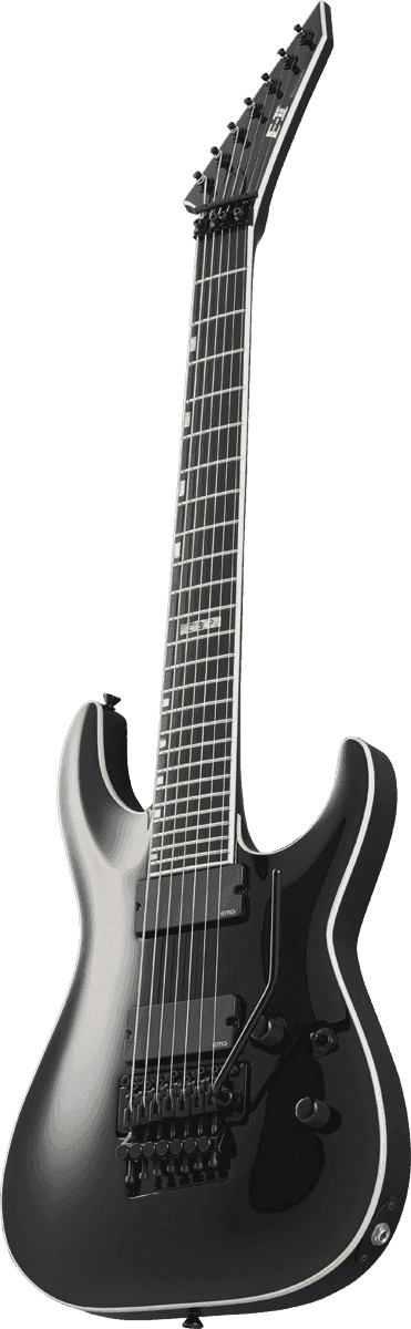 Esp E-ii Horizon Fr-7 Jap 7c 2h Emg Eb - Black - Guitare Électrique 7 Cordes - Variation 1