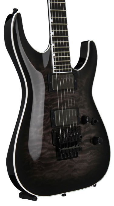 Esp E-ii Horizon Fr-ii Hh Emg Fr Eb - See Thru Black - Guitare Électrique Forme Str - Variation 2