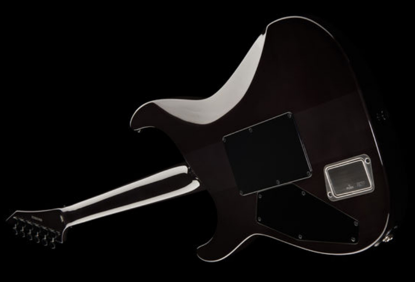 Esp E-ii M-ii Neck Thru Japon Hh Emg Fr Eb - See Thru Black - Guitare Électrique Forme Str - Variation 3