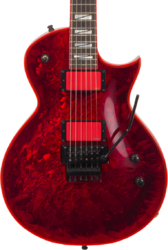 Guitare électrique single cut Esp Custom Shop Gary Holt EC (Japan) #E935022 - Liquid metal lava