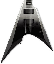 Guitare électrique métal Esp E-II Arrow NT (Japan) - Black silver fade