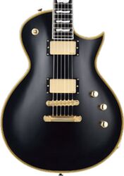 Guitare électrique single cut Esp E-II Eclipse (Seymour Duncan) - Vintage black