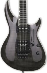 Guitare électrique forme str Esp E-II Horizon-III - See thru black