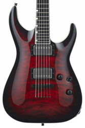 Guitare électrique forme str Esp Horizon NT-II (EMG) - See thru black cherry