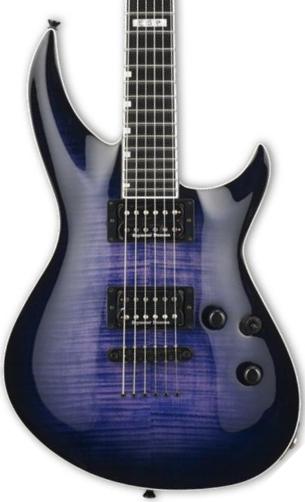 Guitare électrique solid body Esp E-II Horizon-III - Reindeer blue