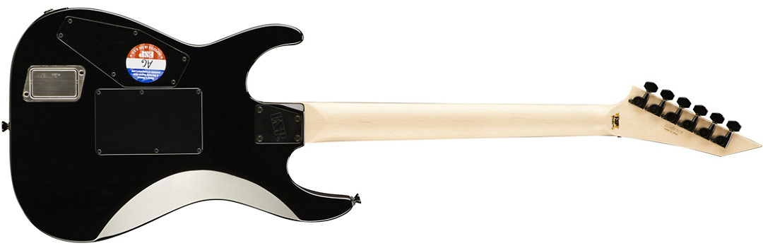 Esp Kirk Hammett Kh-2 Hh Emg Fr Rw - Black - Guitare Électrique Forme Str - Variation 1