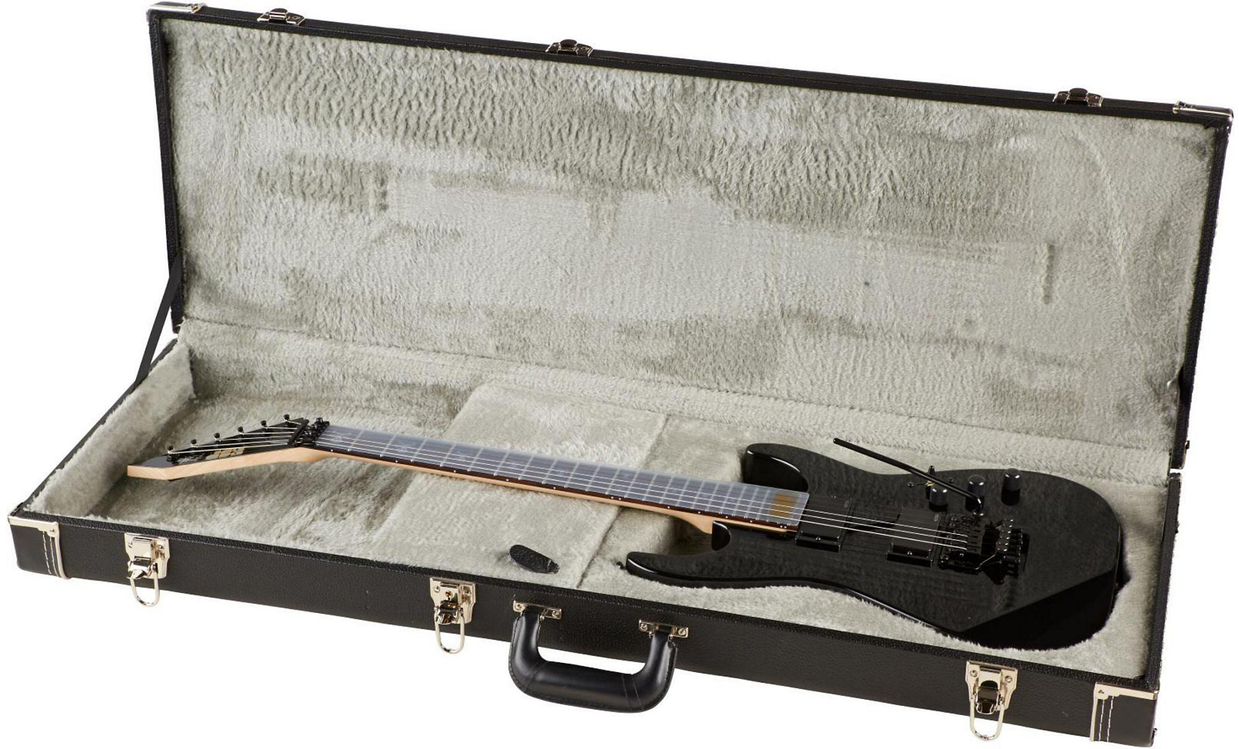 Esp Kirk Hammett Kh-2 Hh Emg Fr Rw - Black - Guitare Électrique Forme Str - Variation 3