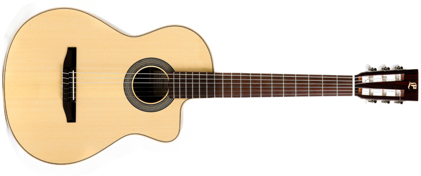 Esteve Crossover Electro Epicea Palissandre Rw - Natural - Guitare Classique Format 4/4 - Main picture