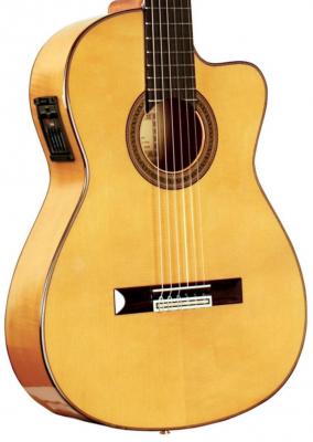 Guitare classique format 4/4 Esteve 2GR5FCE FLAMENCA FISHMAN PREFIX PRO NATURAL GLOSS - Natural gloss