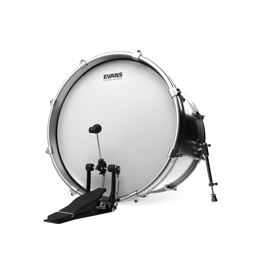 Evans Bd22gb3uv2 Eq3 Bass Drumhead - 22 Pouces - Peau Tom - Variation 2