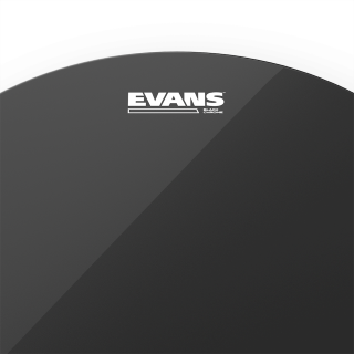 Evans Black Chrome Tom Batter - 13 Pouces - Peau Tom - Variation 1