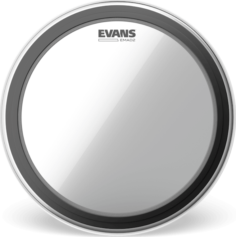 Evans Emad 2 Bass Drumhead Bd22emad2 - 22 Pouces - Peau Grosse Caisse - Main picture