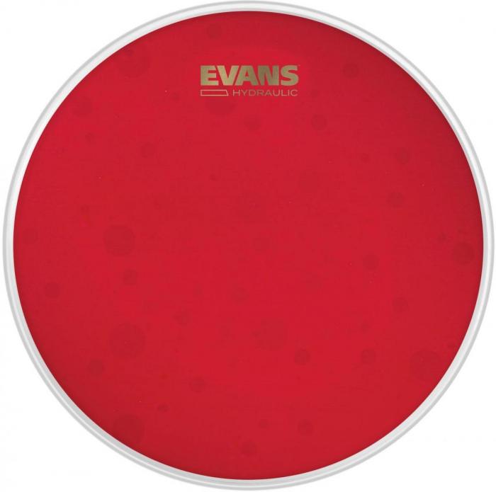 Peau grosse caisse Evans Hydraulic Rouge Sablée 14