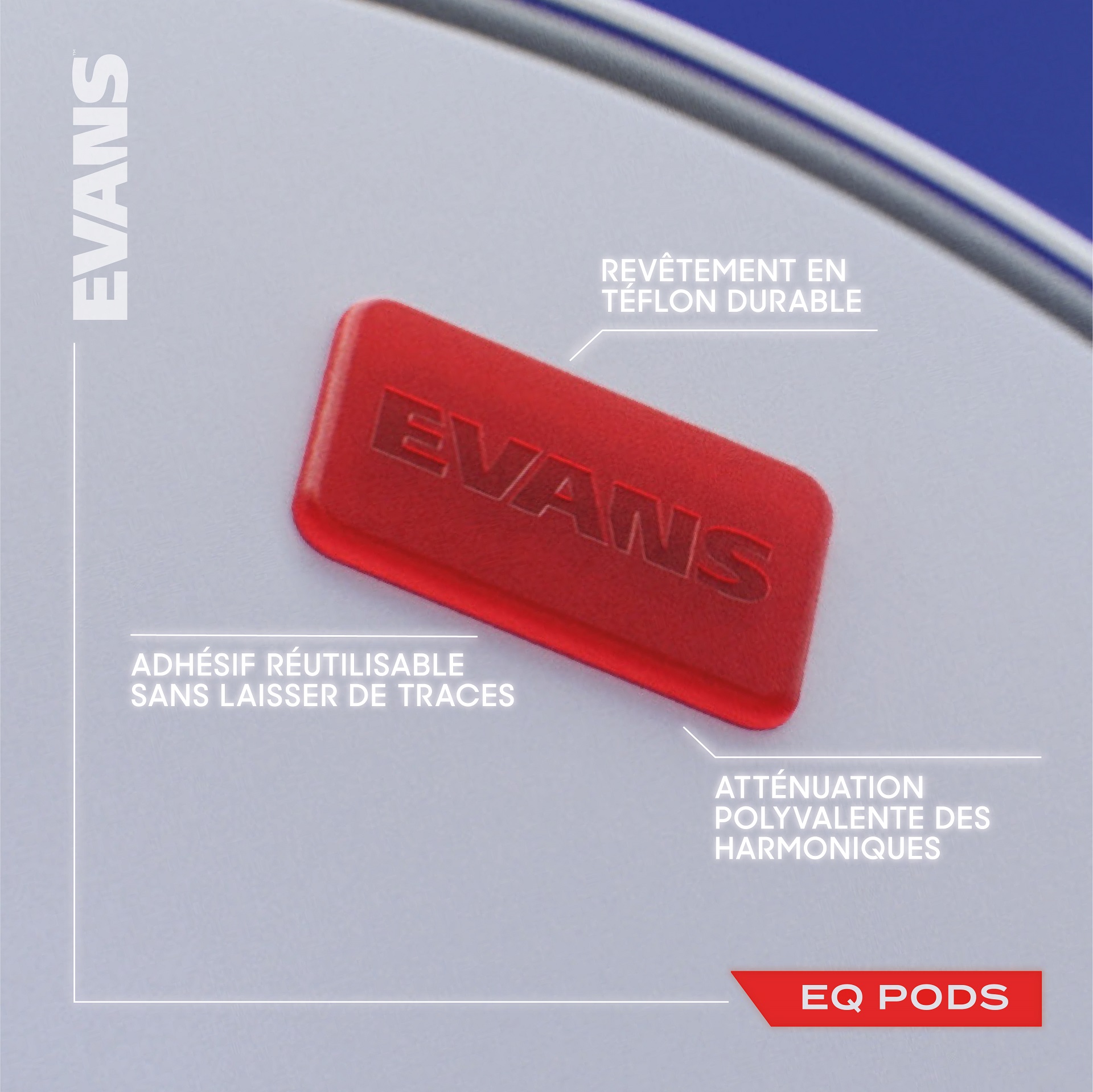 Evans Eq Pods Attenuateurs D'harmoniques En Gel - Muffle Ring Control - Variation 4