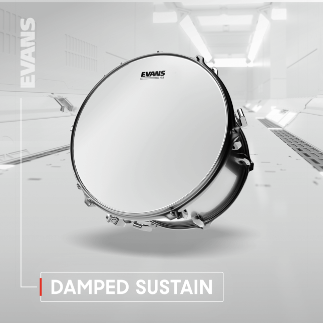 Evans G2 Clear Tom Batter - 14 Pouces - Peau Tom - Variation 2