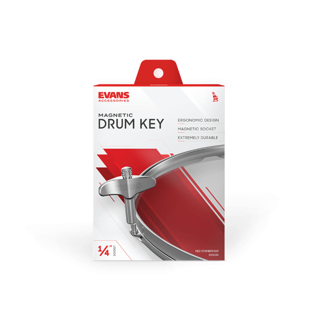 Evans Magnetic Head Drum Key - Visserie Batterie - Variation 2