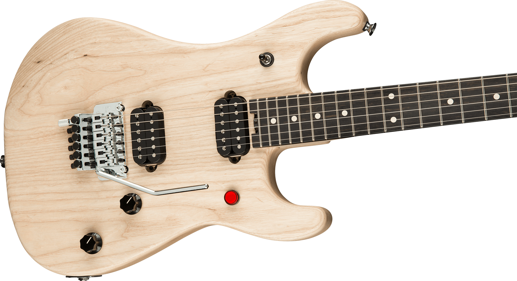 Evh 5150 Deluxe Ash Ltd Mex 2h Fr Eb - Natural Satin - Guitare Électrique Forme Str - Variation 2