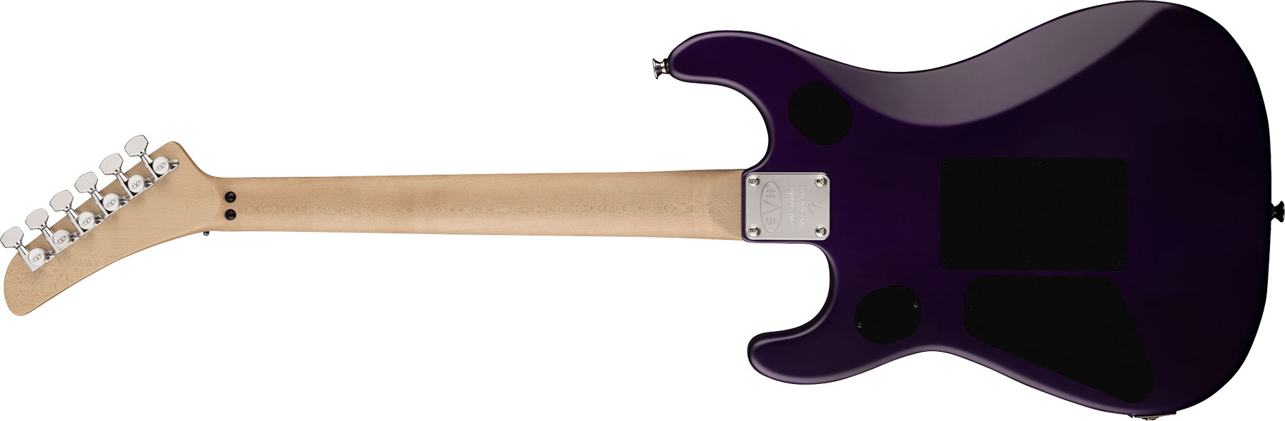 Evh 5150 Deluxe Qm Mex 2h Fr Eb - Purple Daze - Guitare Électrique Forme Str - Variation 1