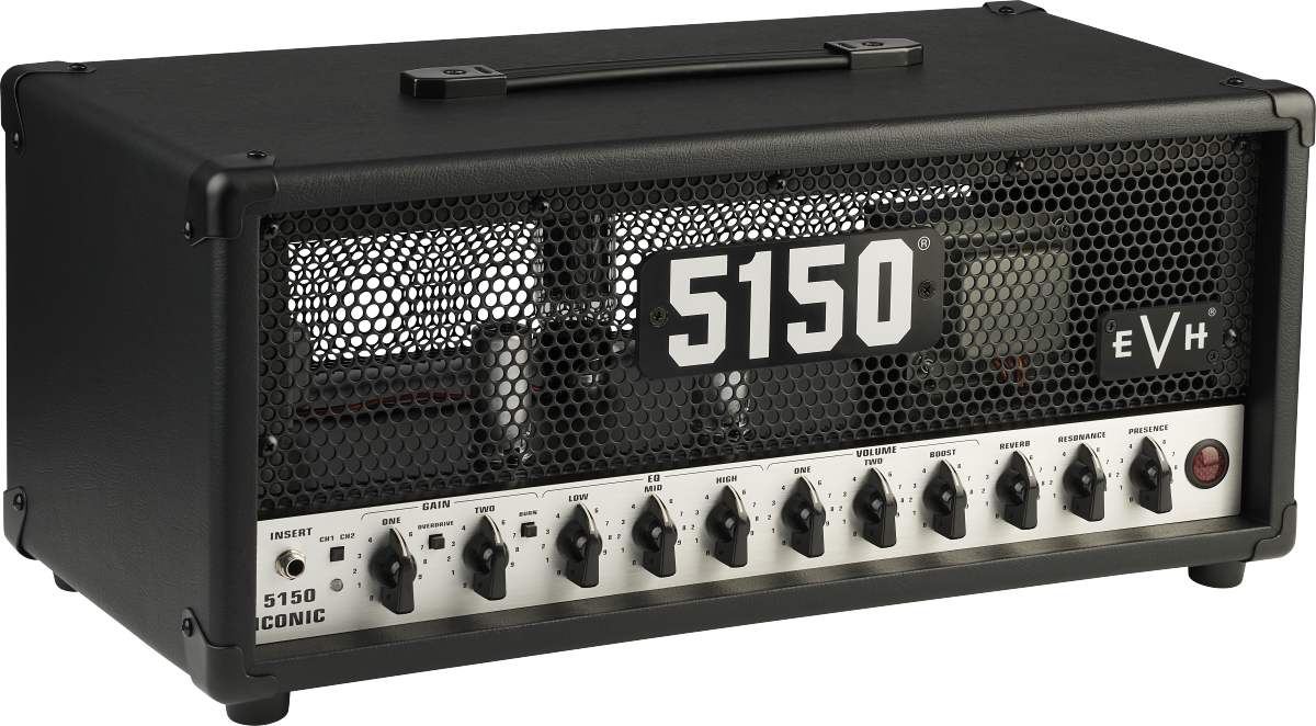 Evh 5150 Iconic 6l615w Head Black - Ampli Guitare Électrique TÊte / PÉdale - Variation 2