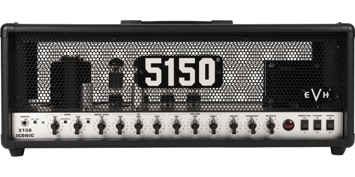 Evh 5150 Iconic Series Head 80w Black - Ampli Guitare Électrique TÊte / PÉdale - Variation 1