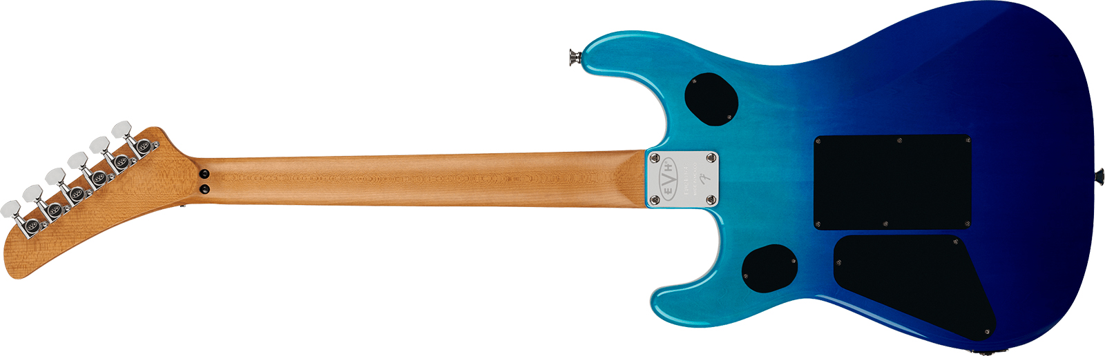 Evh 5150 Series Deluxe Qm Mex 2h Fr Mn - Pacific Drift - Guitare Électrique Forme Str - Variation 1