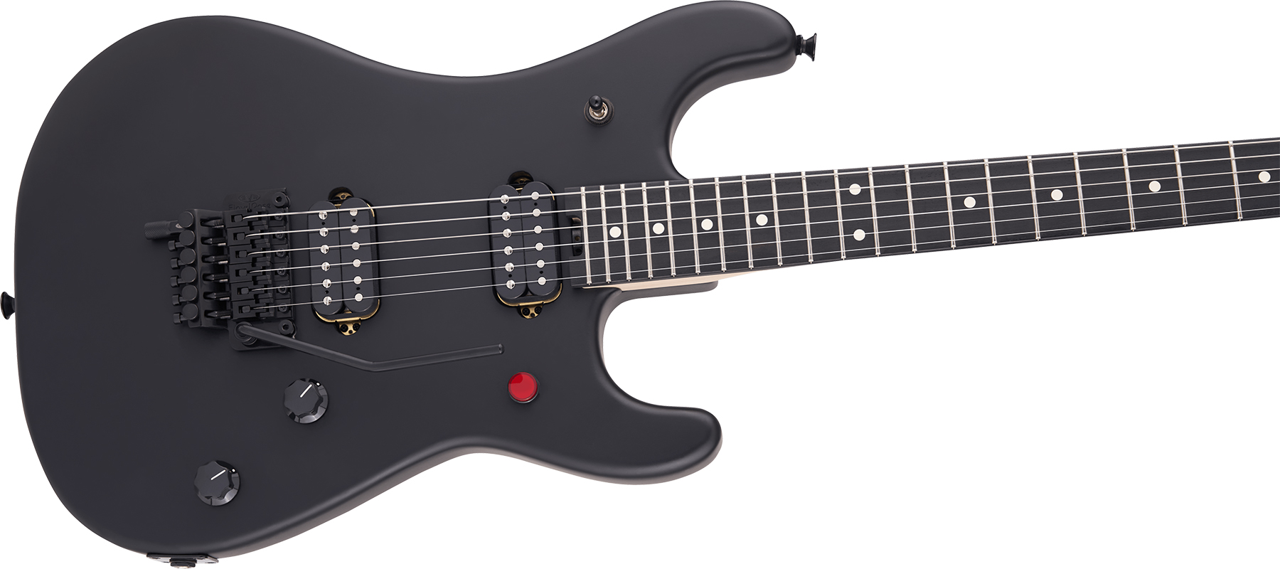 Evh 5150 Standard Mex 2h Fr Eb - Stealth Black - Guitare Électrique Forme Str - Variation 2