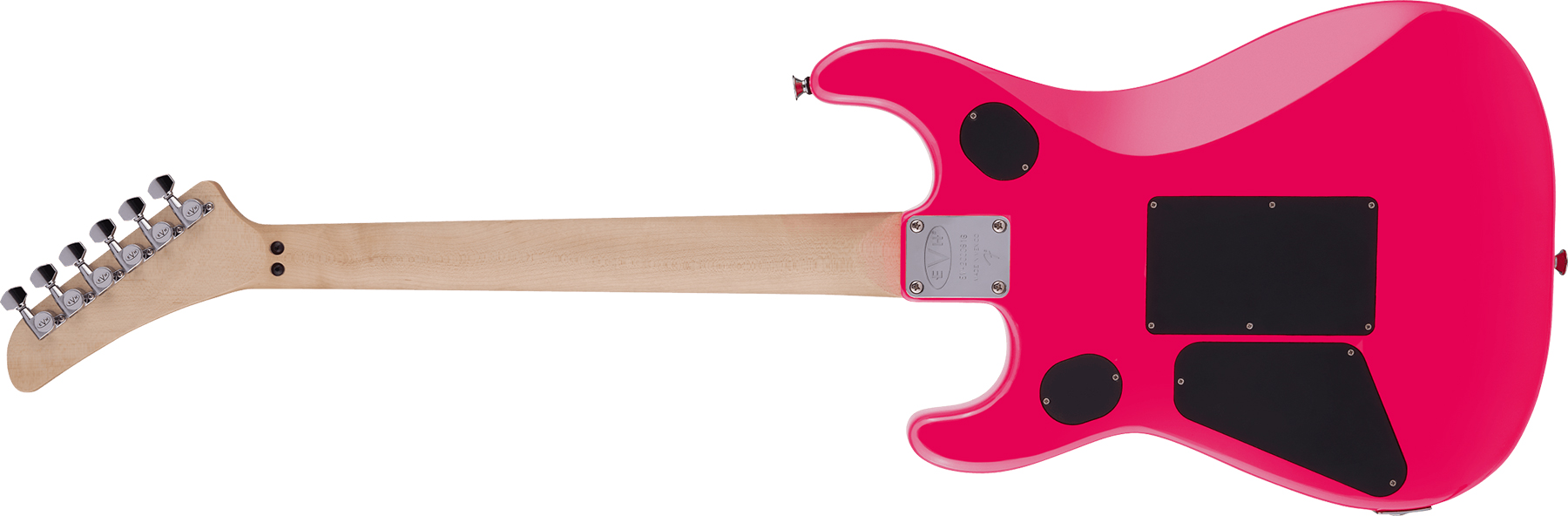 Evh 5150 Standard Mex 2h Fr Mn - Neon Pink - Guitare Électrique Forme Str - Variation 1