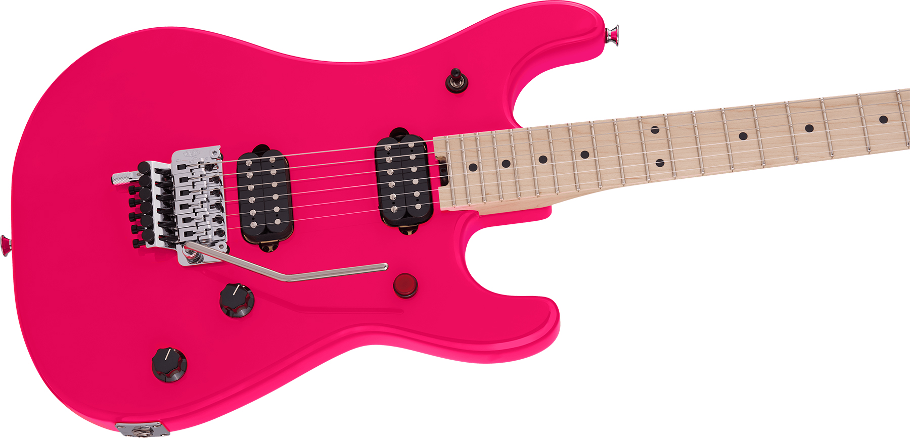 Evh 5150 Standard Mex 2h Fr Mn - Neon Pink - Guitare Électrique Forme Str - Variation 2