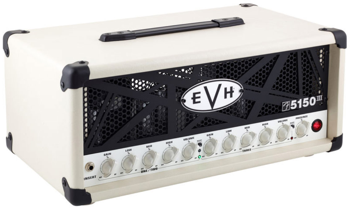 Evh 5150iii 50w Head 6l6 Ivory - Ampli Guitare Électrique TÊte / PÉdale - Variation 2