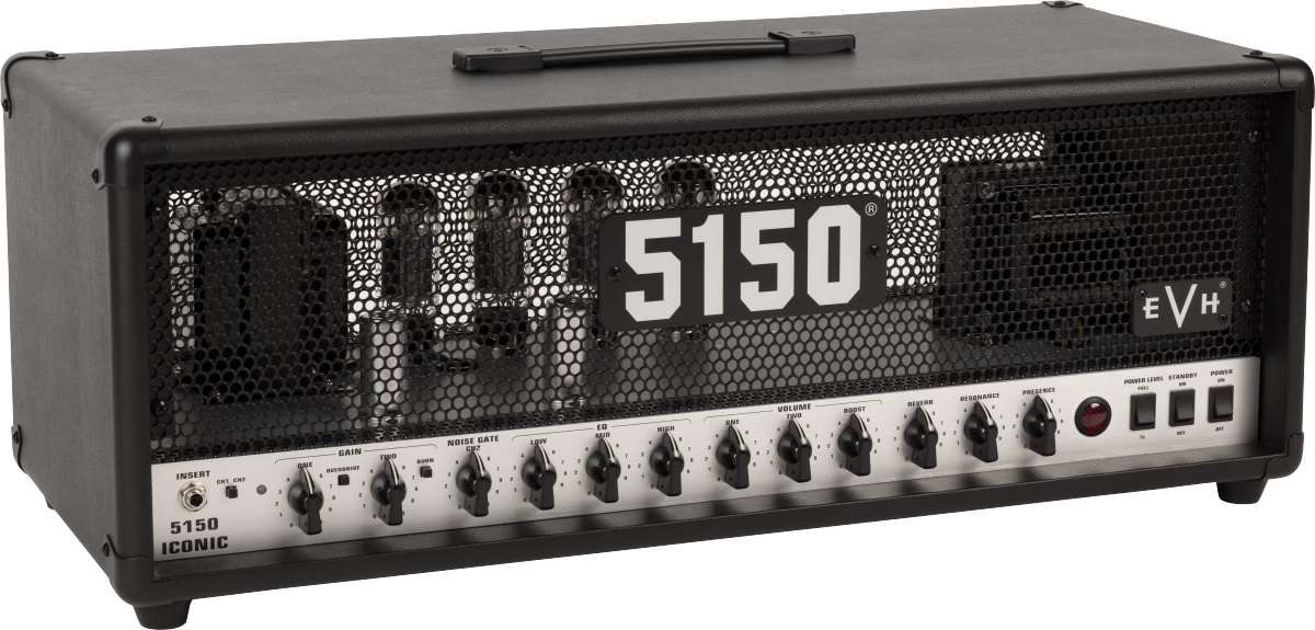 Evh 5150 Iconic Series Head 80w Black - Ampli Guitare Électrique TÊte / PÉdale - Main picture