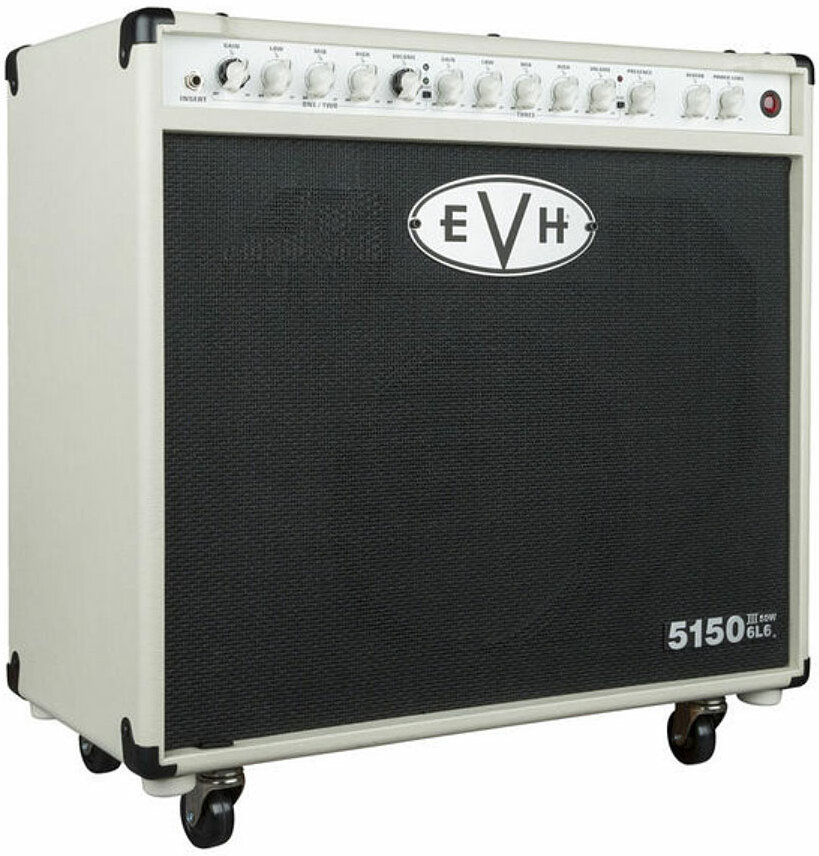 Evh 5150iii 1x12 50w 6l6 Combo Ivory - Ampli Guitare Électrique Combo - Main picture
