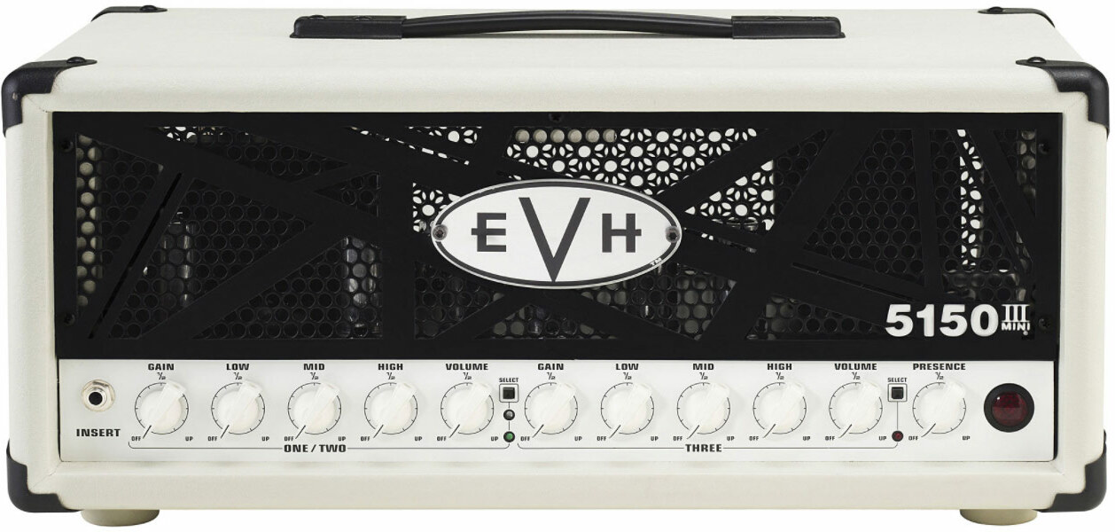 Evh 5150iii 50w Head 6l6 Ivory - Ampli Guitare Électrique TÊte / PÉdale - Main picture