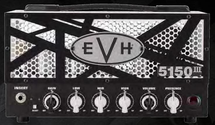 Tête ampli guitare électrique Evh 5150III 15w LBXII Head
