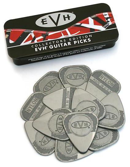 Médiator & onglet Evh 12-Pick Collector Metal Tin