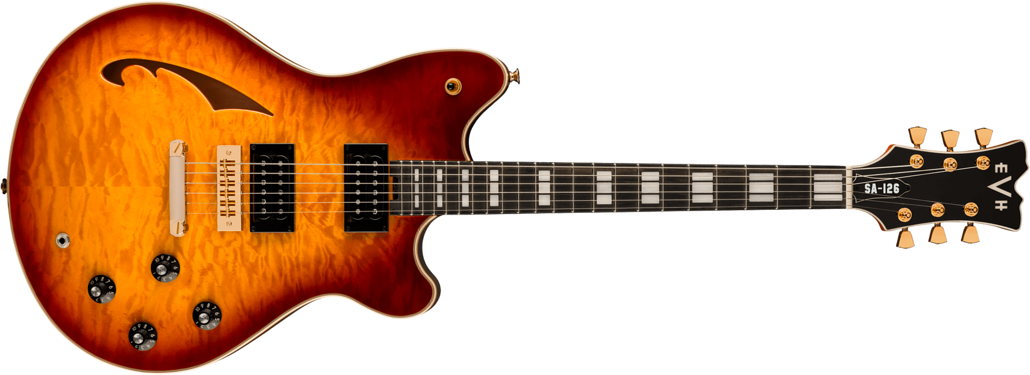 Evh Sa126 Special 2h Ht Eb - Tobacco Burst - Guitare Électrique MÉtal - Main picture