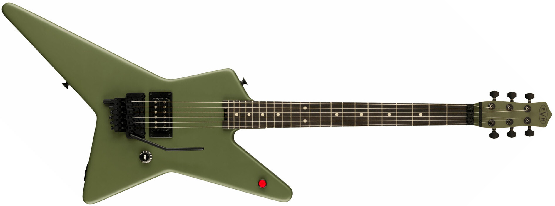 Evh Star Limited Edition 1h Fr Eb - Matte Army Drab - Guitare Électrique MÉtal - Main picture