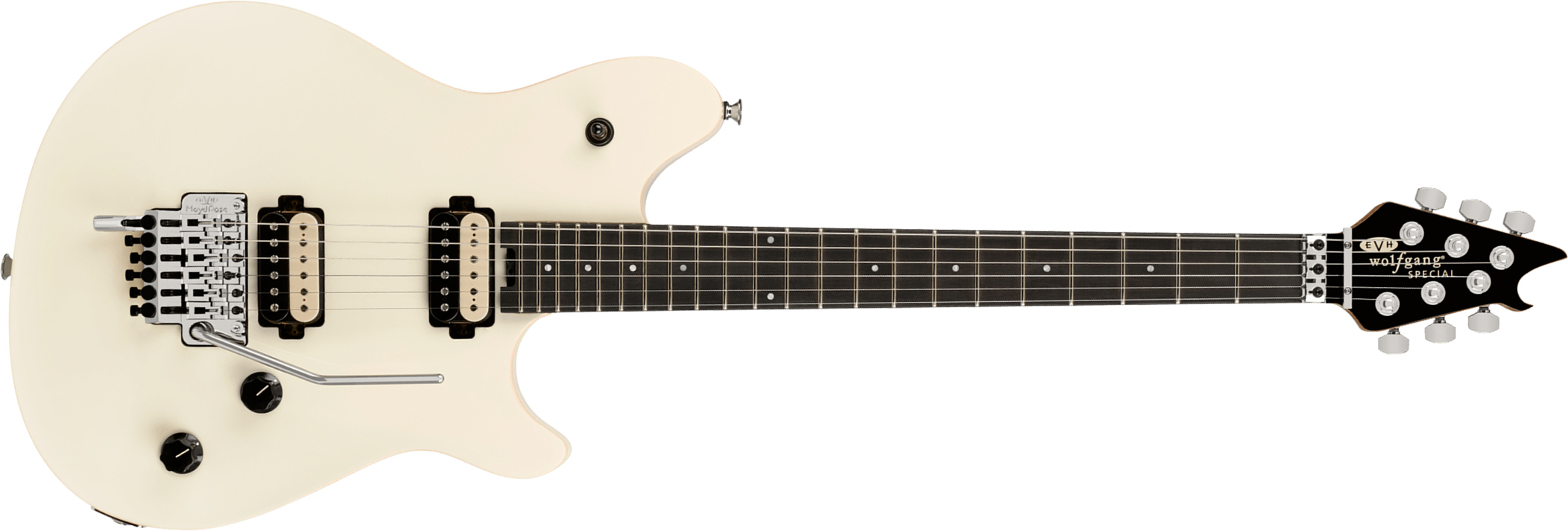 Evh Wolfgang Special Baked Maple Mex 2h Fr Eb - Ivory - Guitare Électrique MÉtal - Main picture