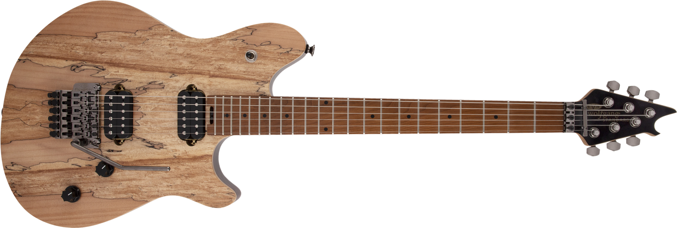 Evh Wolfgang Wg Standard Exotic Spalted 2h Fr Mn - Natural - Guitare Électrique MÉtal - Main picture